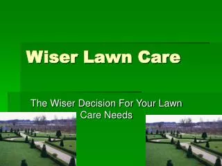 Wiser Lawn Care
