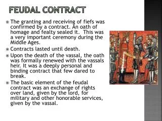 Feudal Contract