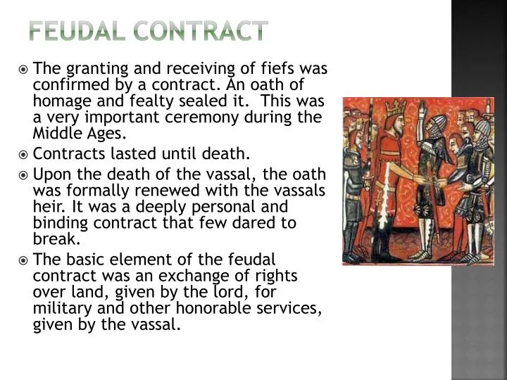 feudal contract