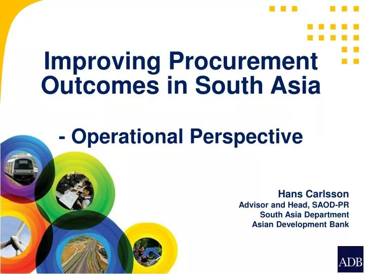 improving procurement outcomes in south asia operational perspective