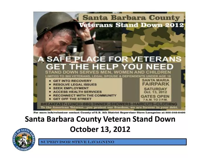 santa barbara county veteran stand down october 13 2012