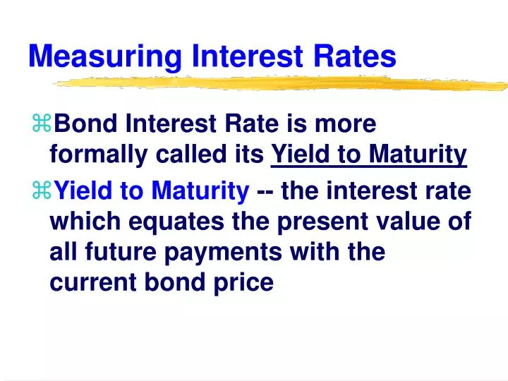 measuring interest rates