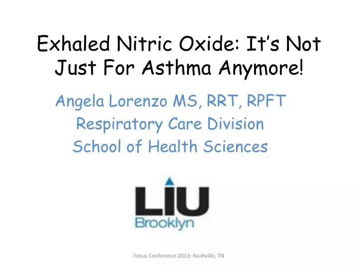 exhaled nitric oxide it s not just for asthma anymore