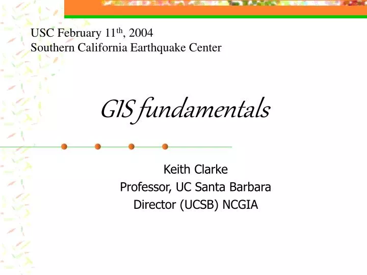 gis fundamentals