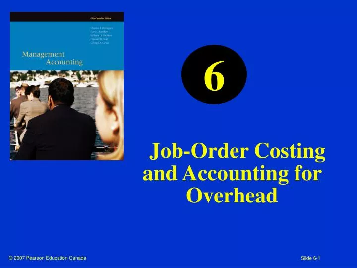 job order costing and accounting for overhead