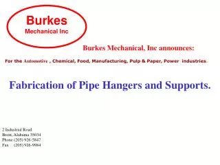 Burkes Mechanical Inc