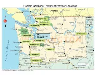 Problem Gambling Treatment Provider Locations