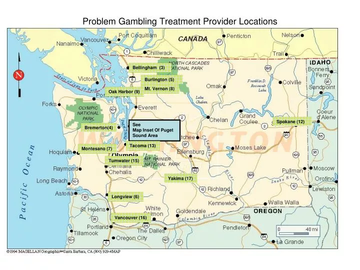 problem gambling treatment provider locations