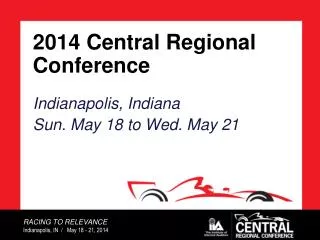 2014 Central Regional Conference