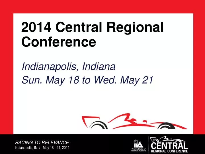 2014 central regional conference