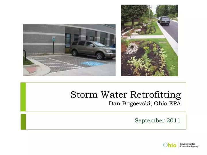 storm water retrofitting dan bogoevski ohio epa