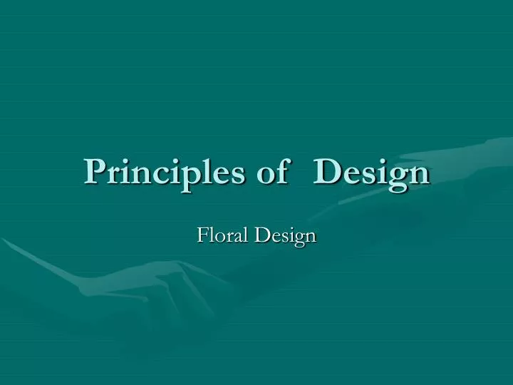 principles of design