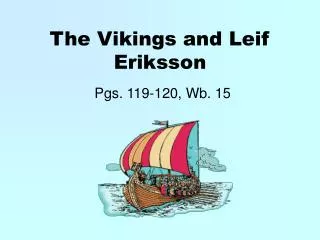 The Vikings and Leif Eriksson