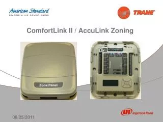 ComfortLink II / AccuLink Zoning