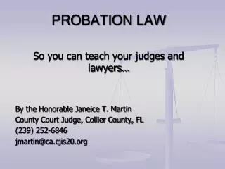 probation law