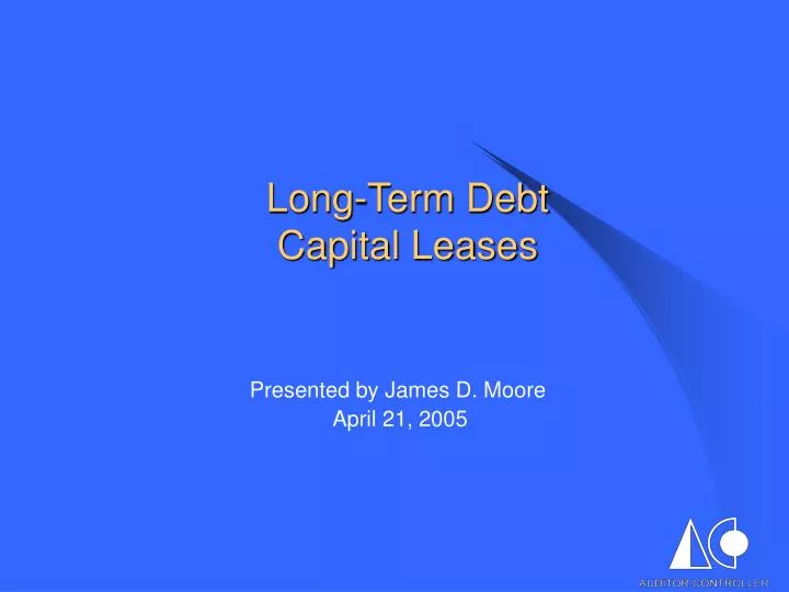 long term debt capital leases