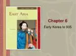 Early Korea to 935 - slide 1