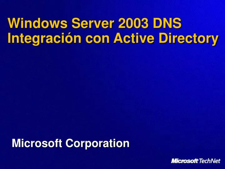 windows server 2003 dns integraci n con active directory