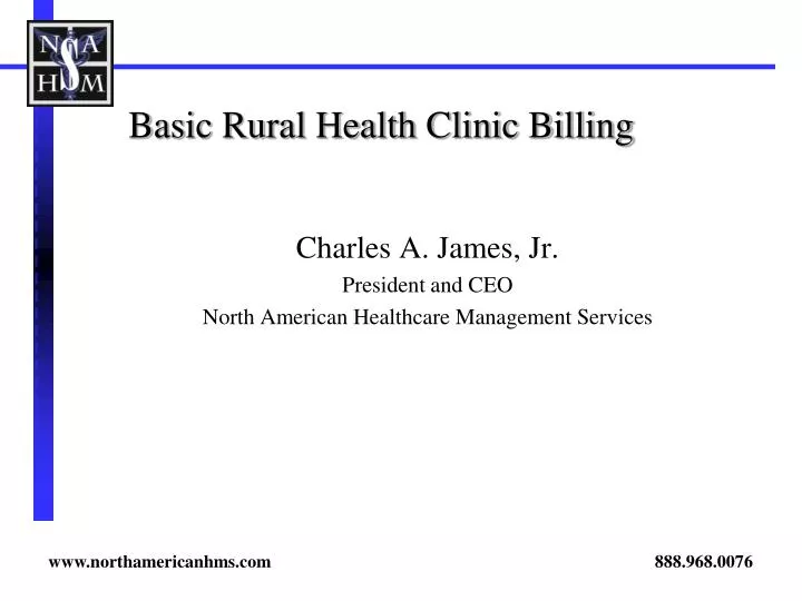 basic rural health clinic billing