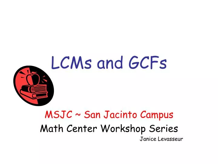 lcms and gcfs