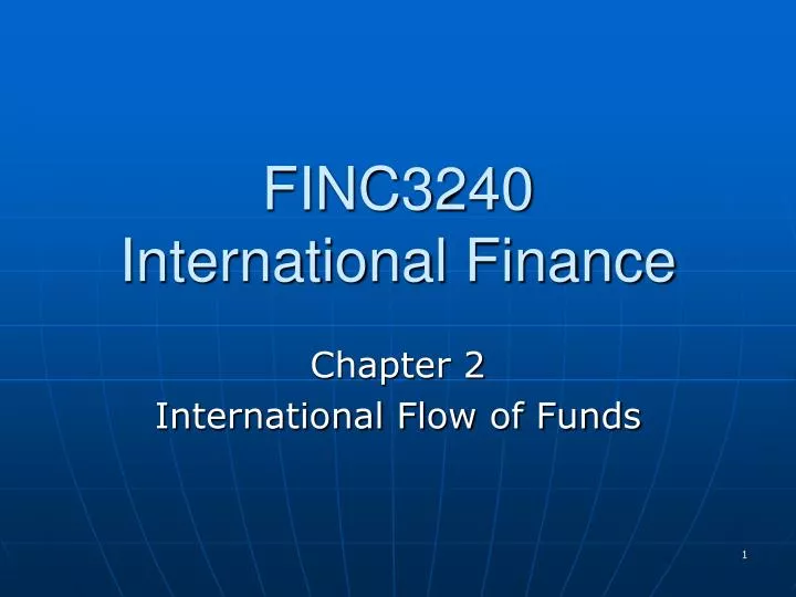 finc3240 international finance