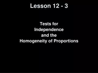 Lesson 12 - 3