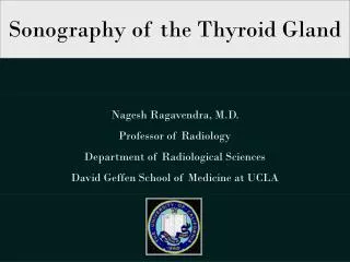 Sonography of the Thyroid Gland