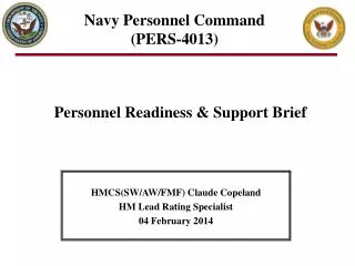 Navy Personnel Command (PERS-4013)