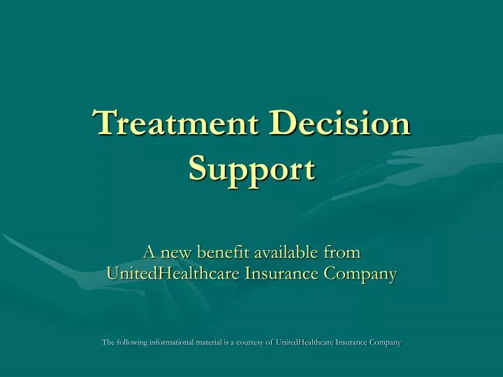 treatment decision support