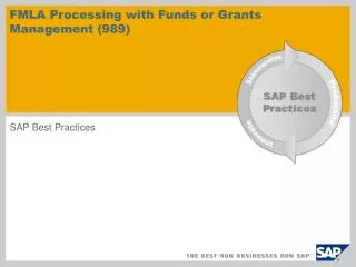 FMLA Processing with Funds or Grants Management (989)