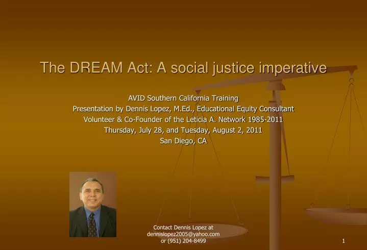 the dream act a social justice imperative