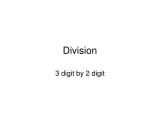 Division