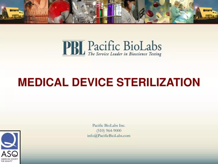medical device sterilization