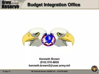 Budget Integration Office