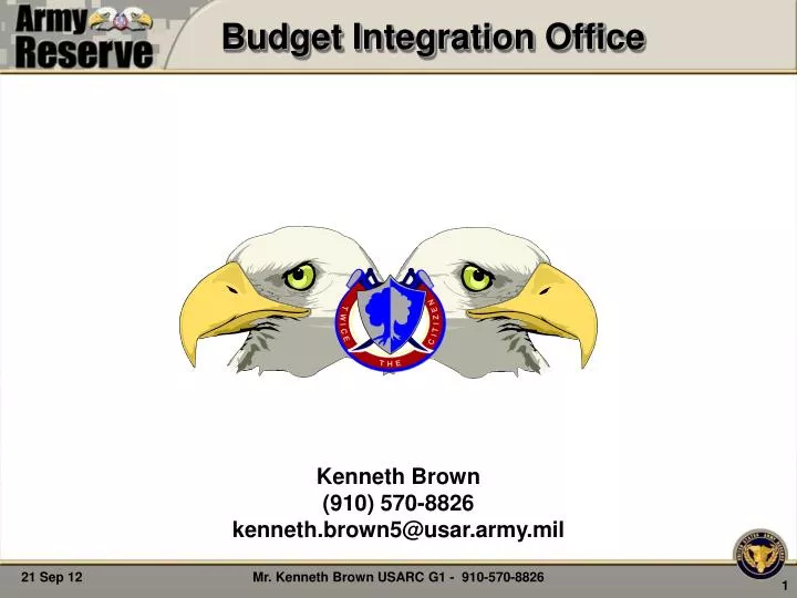 budget integration office