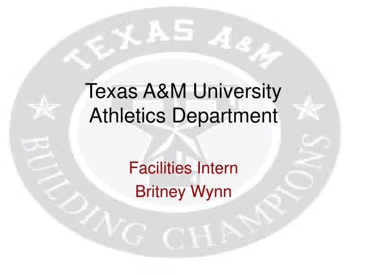 texas a m university athletics department