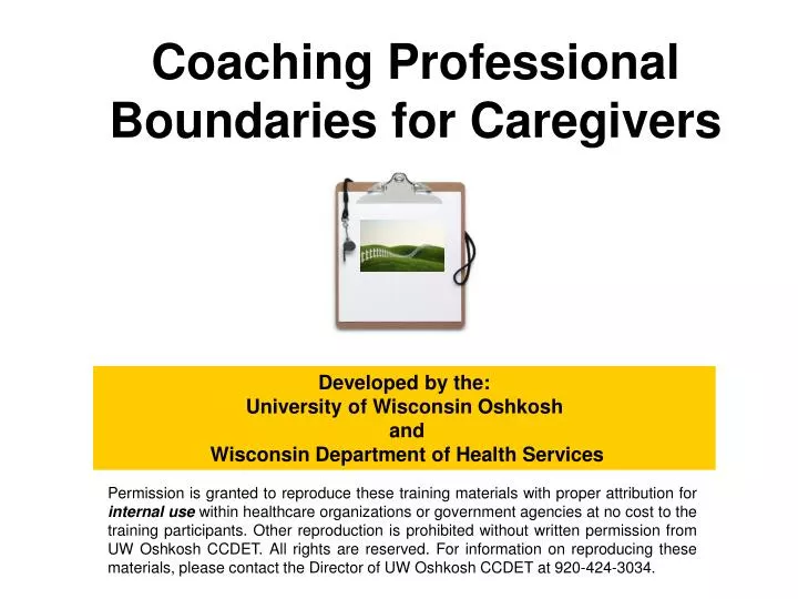 coaching professional boundaries for caregivers