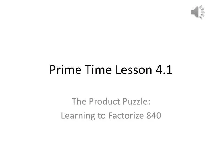 prime time lesson 4 1