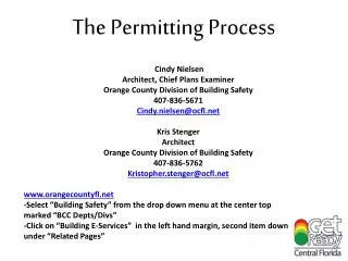 The Permitting Process