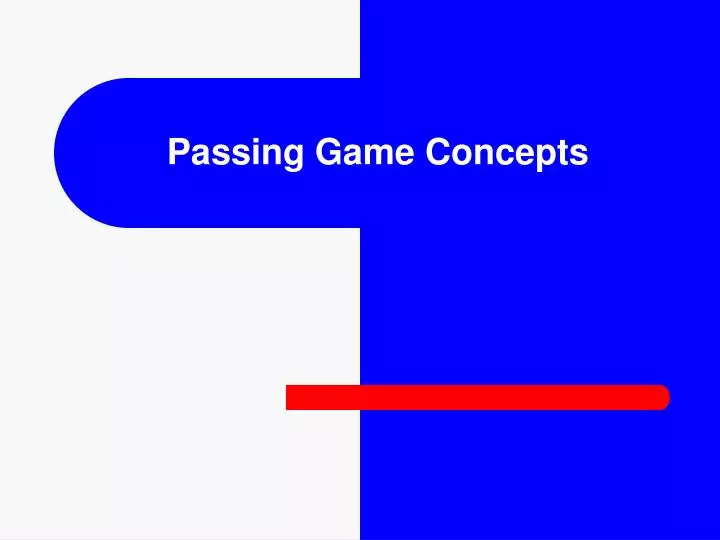 passing game concepts