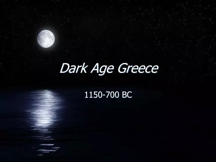 dark age greece