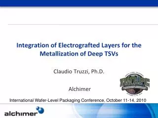 Integration of Electrografted Layers for the Metallization of Deep TSVs