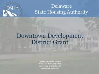 Downtown Development District Grant