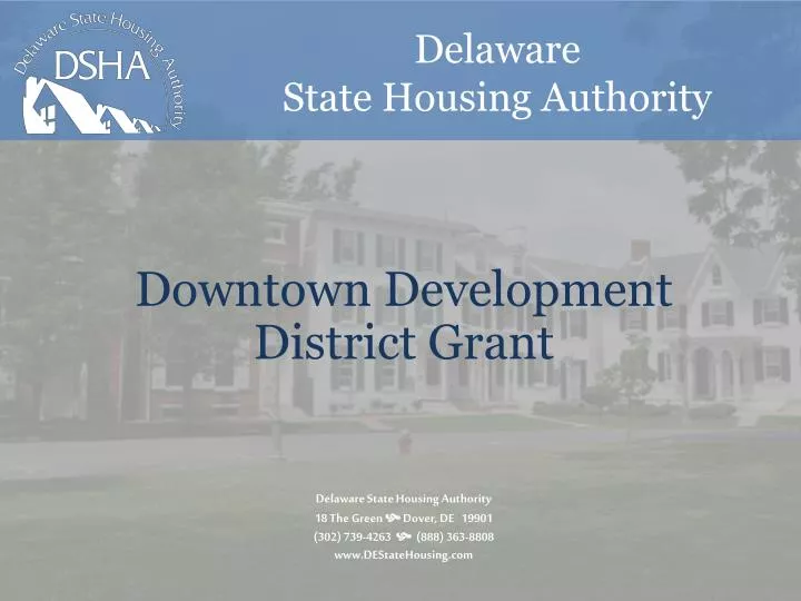downtown development district grant