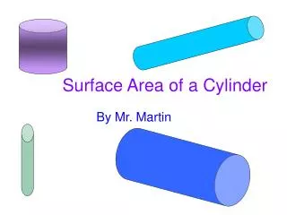 Surface Area of a Cylinder