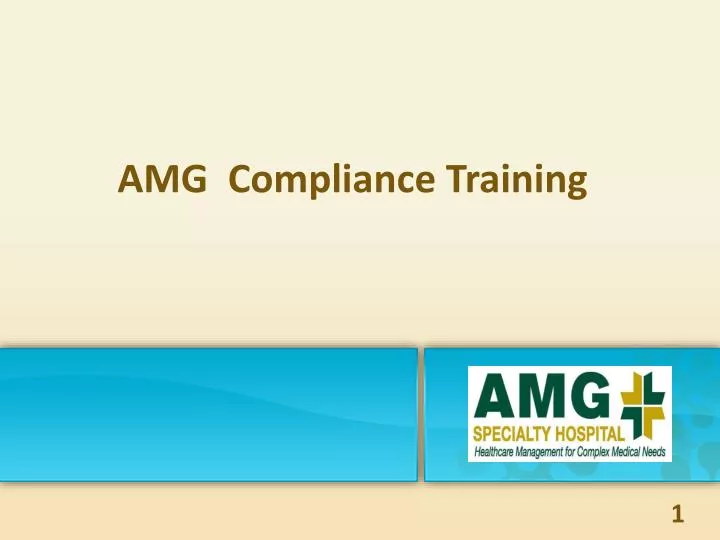 amg compliance training