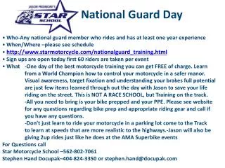 National Guard Day
