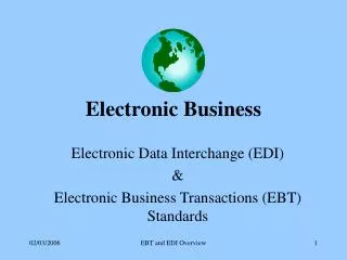 Electronic Business