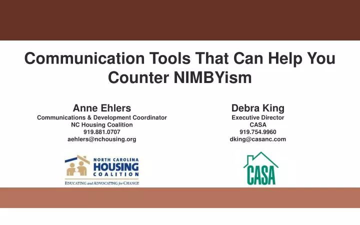 communication tools that can help you counter nimbyism