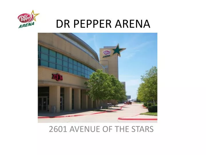 dr pepper arena